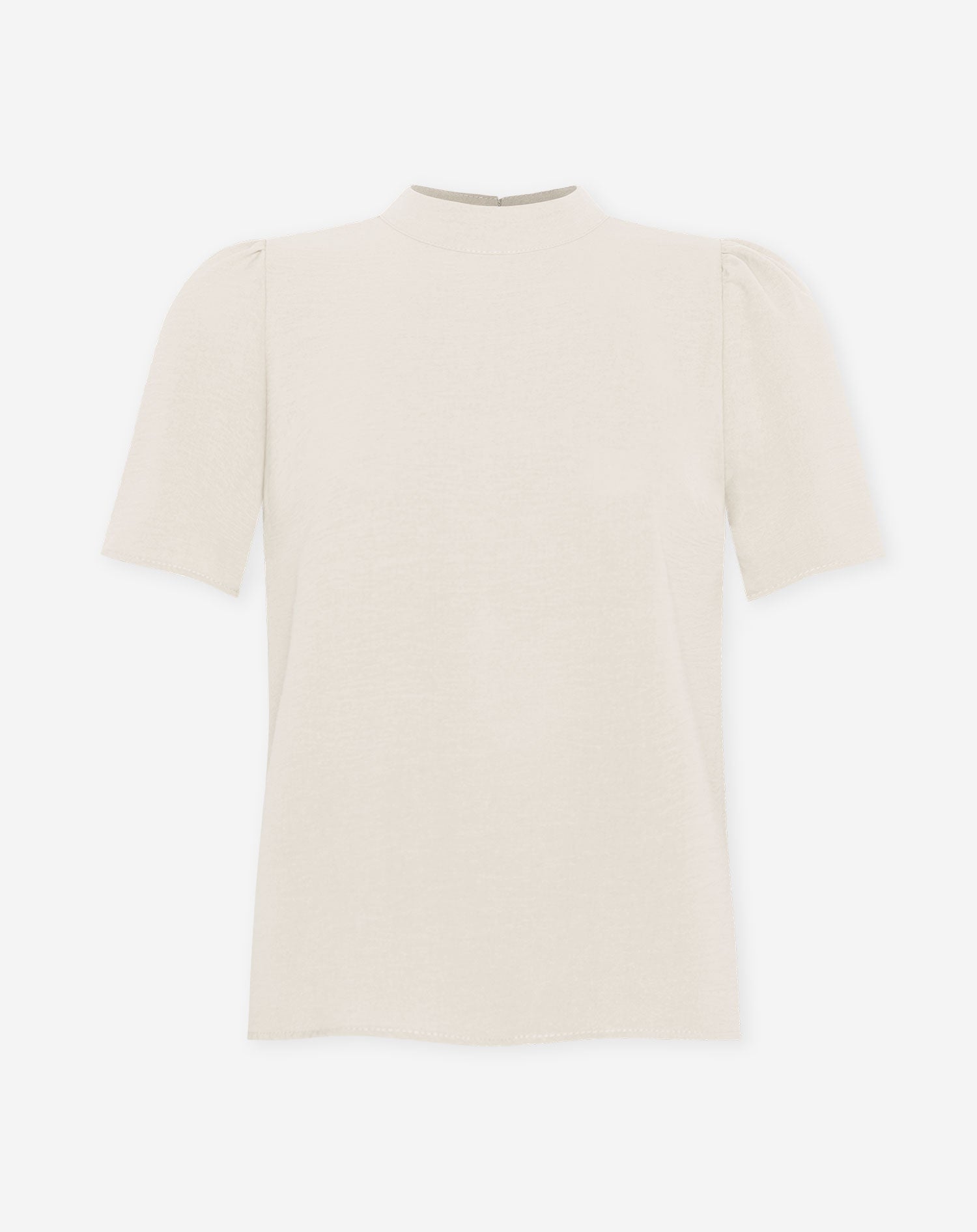 SHORT SLEEVE TOP BEIGE