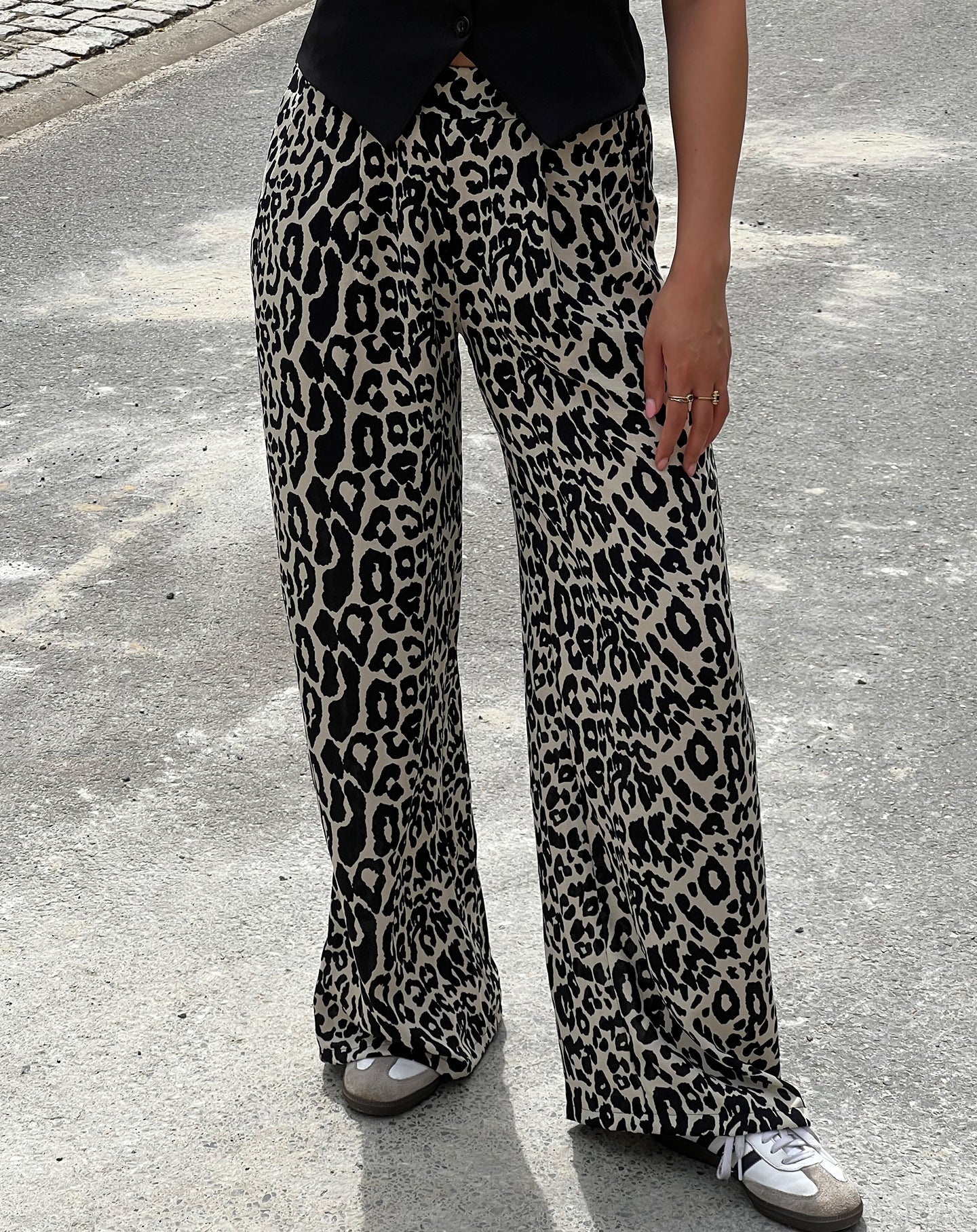 LEOPARD PANTALON BEIGE