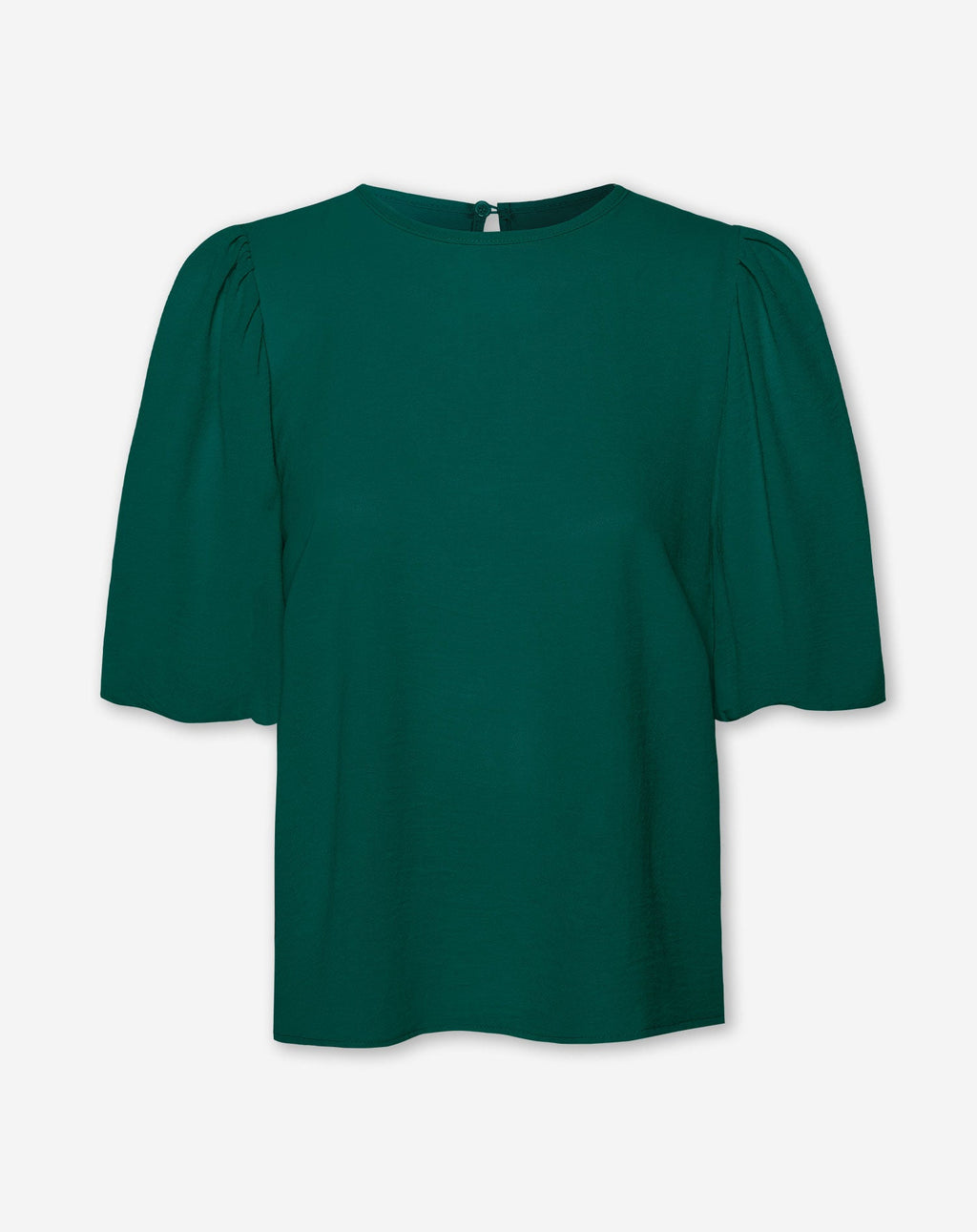 PUFF SLEEVE TOP GROEN