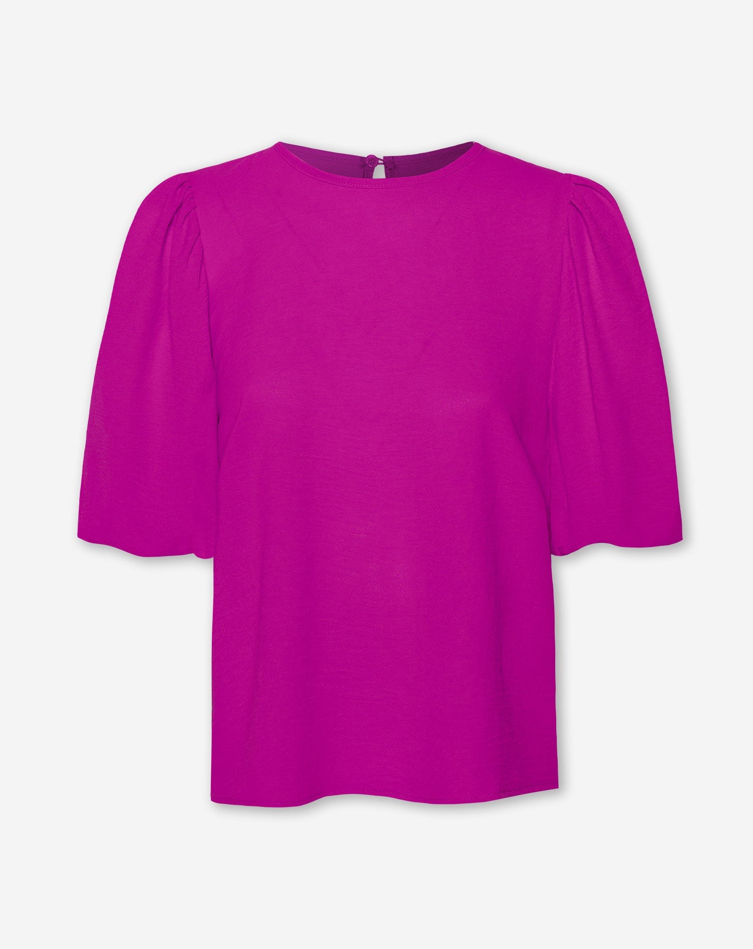 PUFF SLEEVE TOP MAGENTA