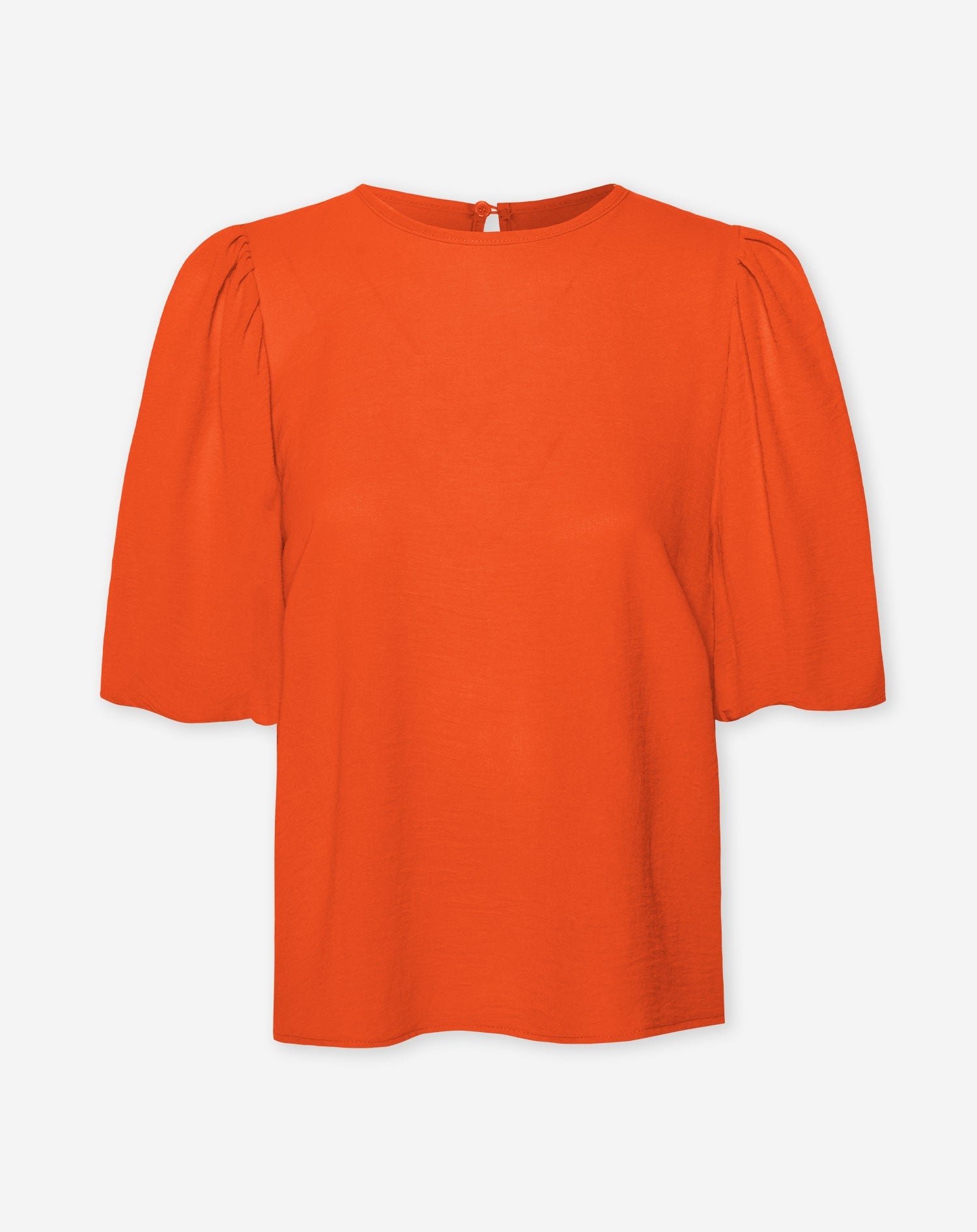 PUFF SLEEVE TOP ORANJE