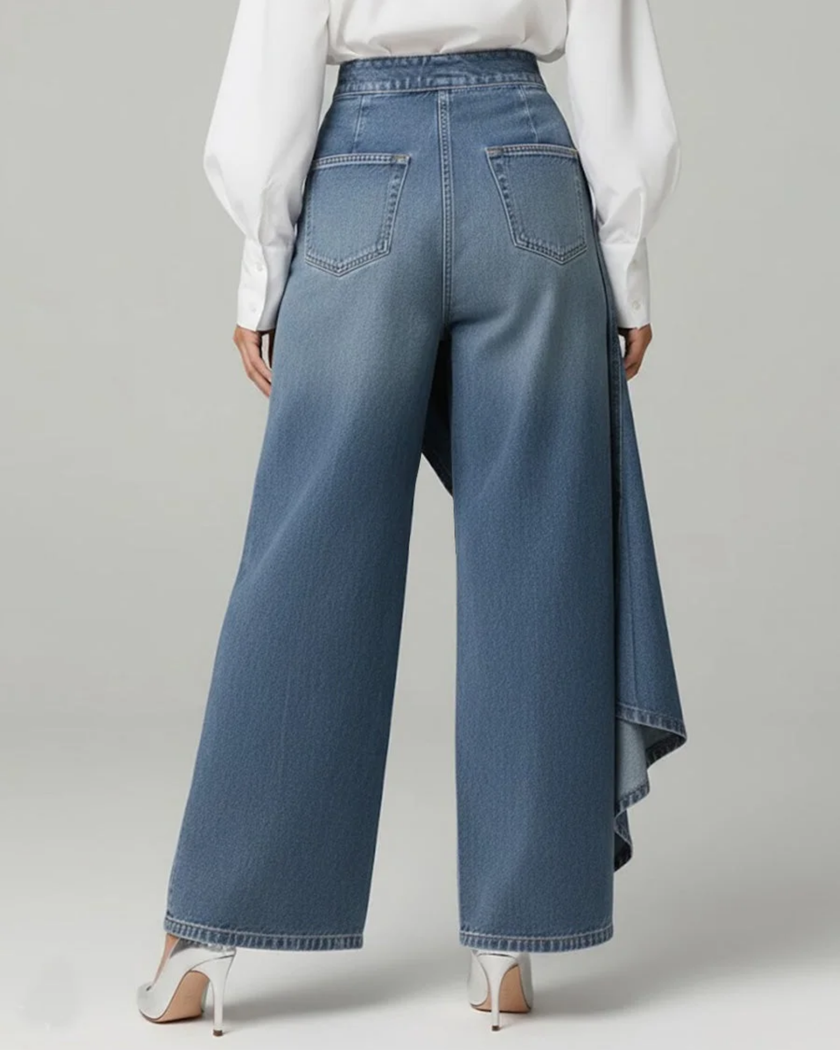 Denim Wikkelbroek – Slank & Comfortabel