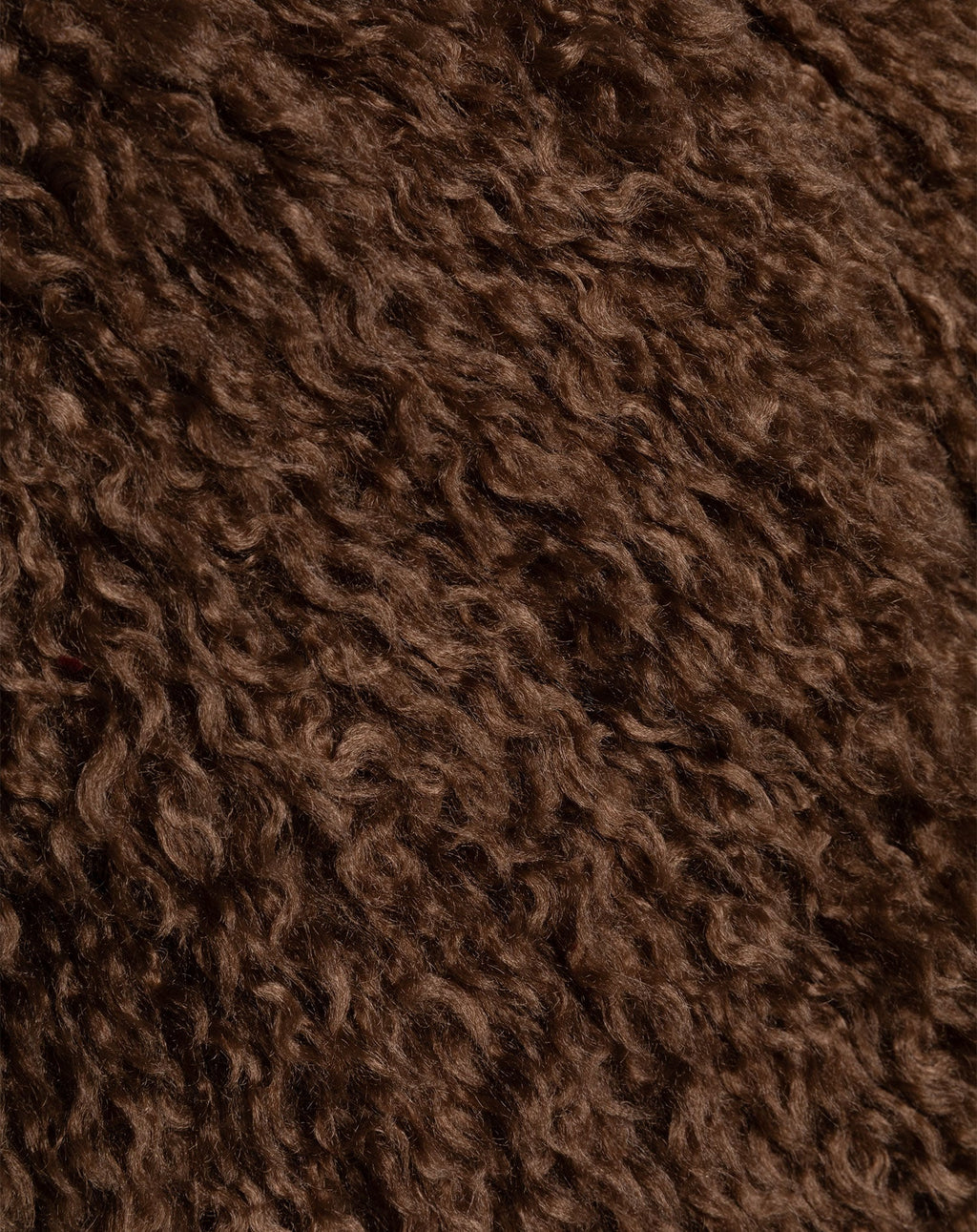 HAIRY GILET BRUIN