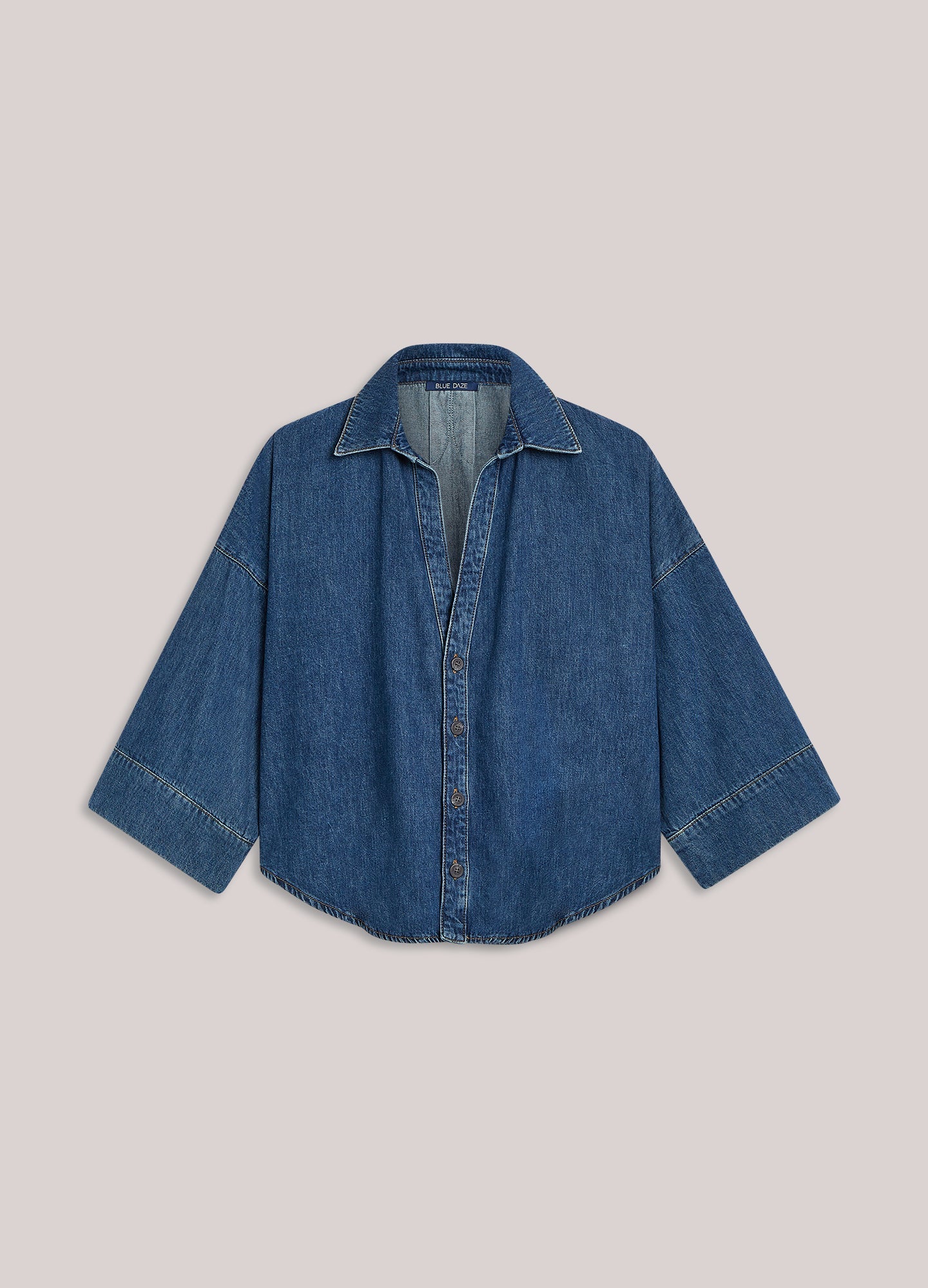 Kimonoblouse denim