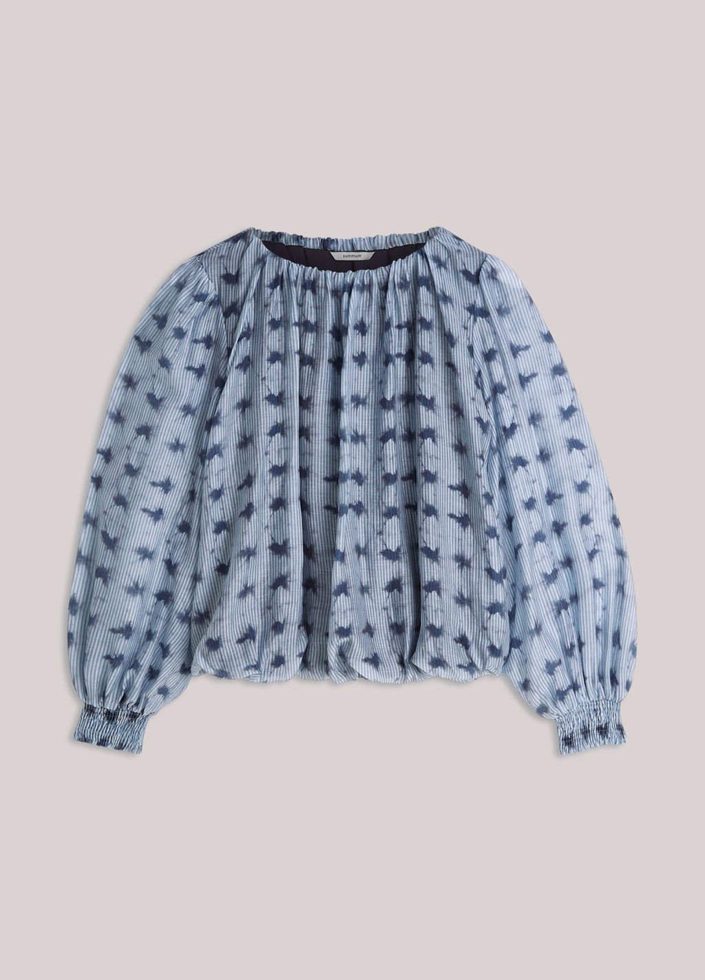 Top tie-dye streepjesprint
