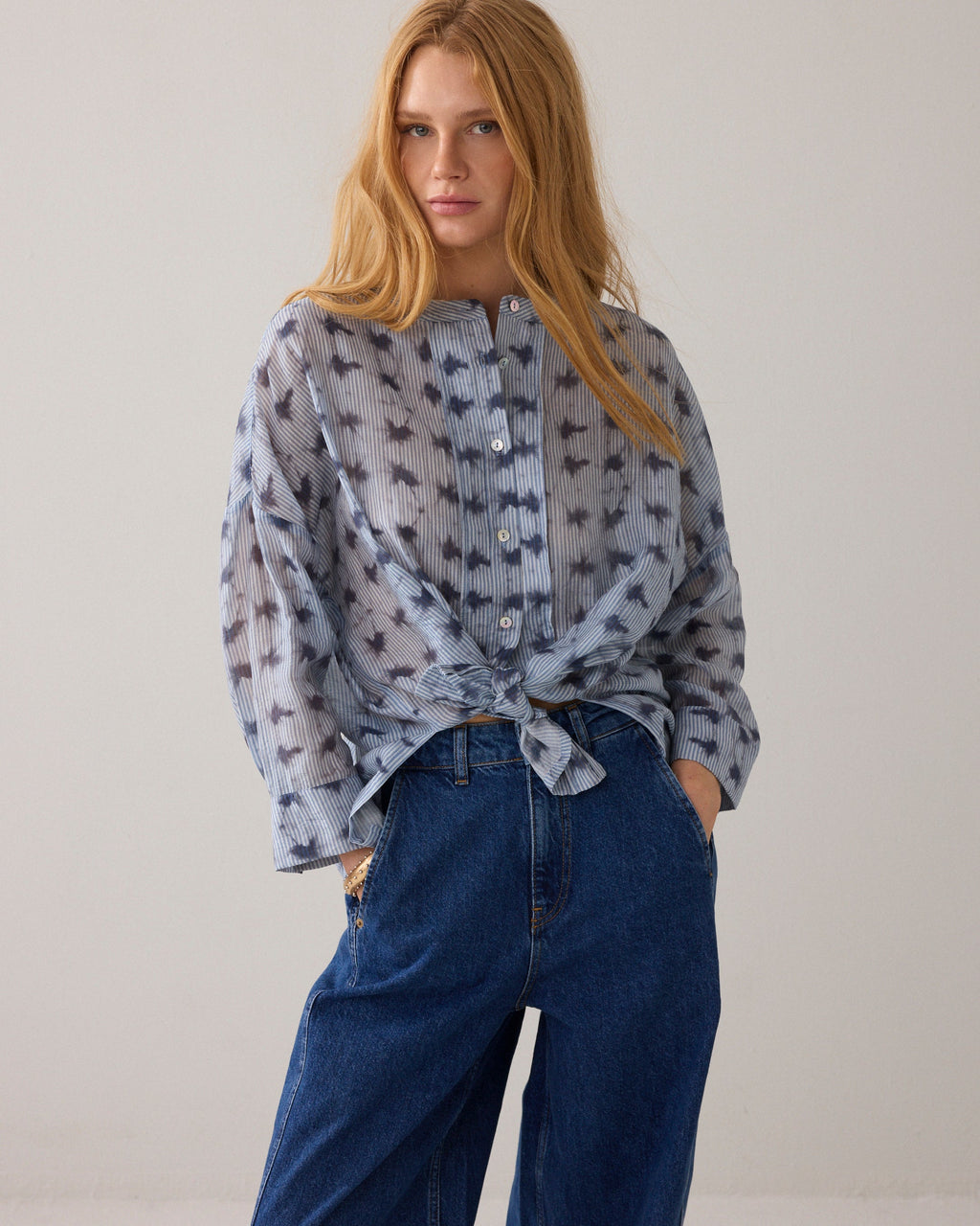 Wear-your-way overhemdblouse