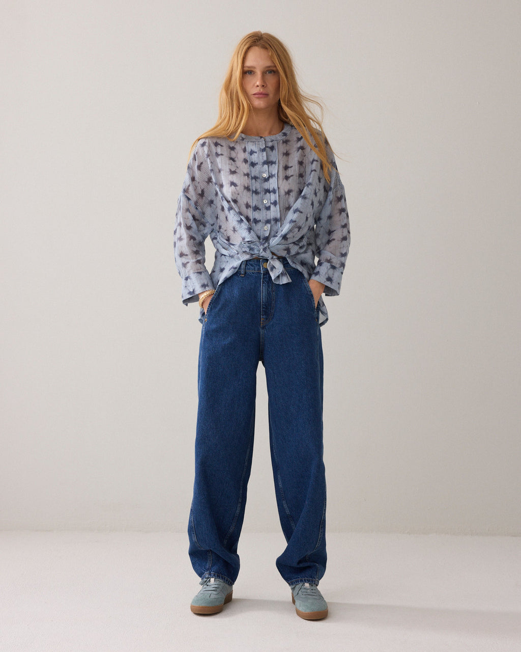 Wear-your-way overhemdblouse