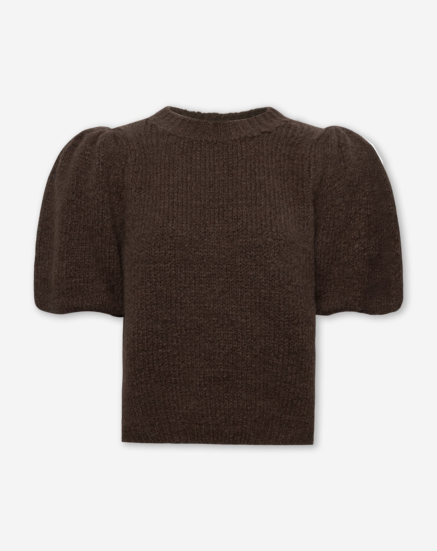 PUFF SLEEVE KNIT BRUIN