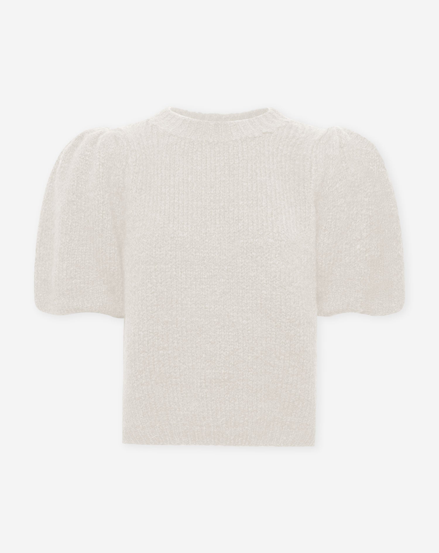 PUFF SLEEVE KNIT CRÈME