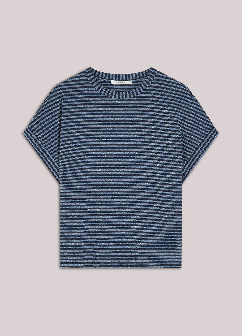 Two-tone top van Italiaanse stof