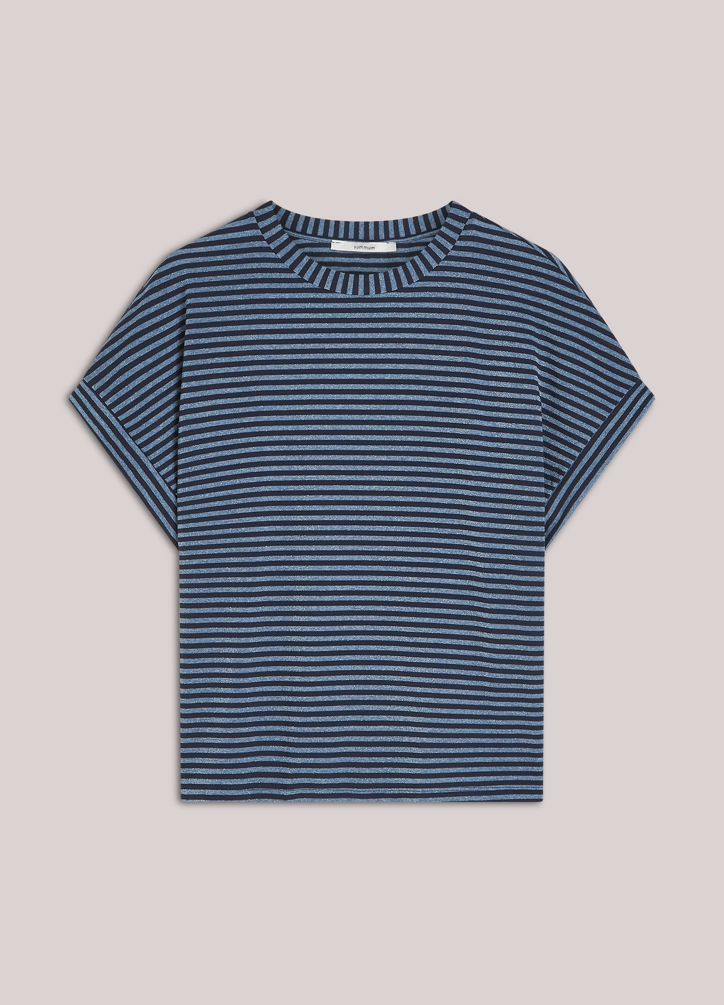 Two-tone top van Italiaanse stof