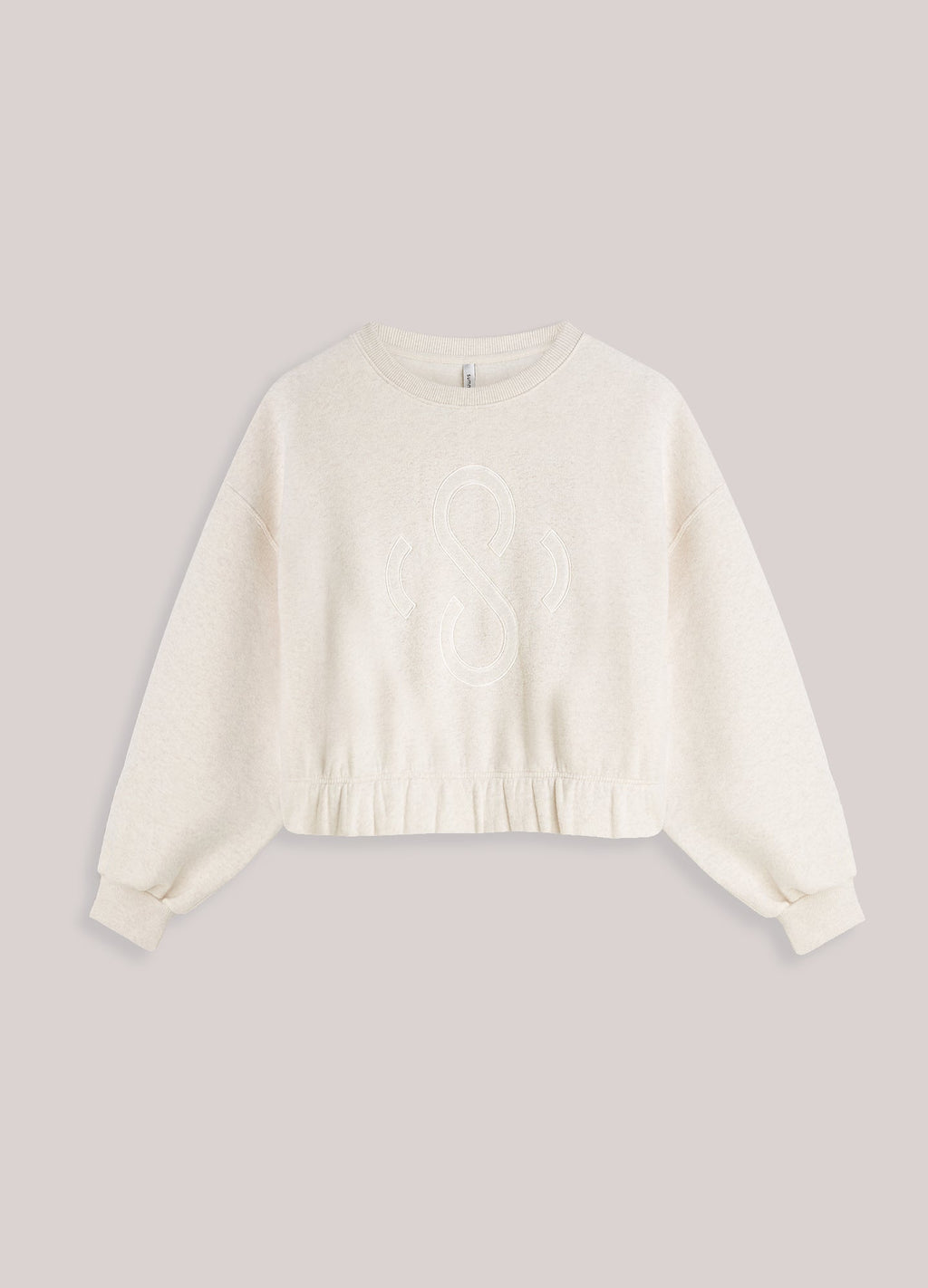 Cropped boxy sweater