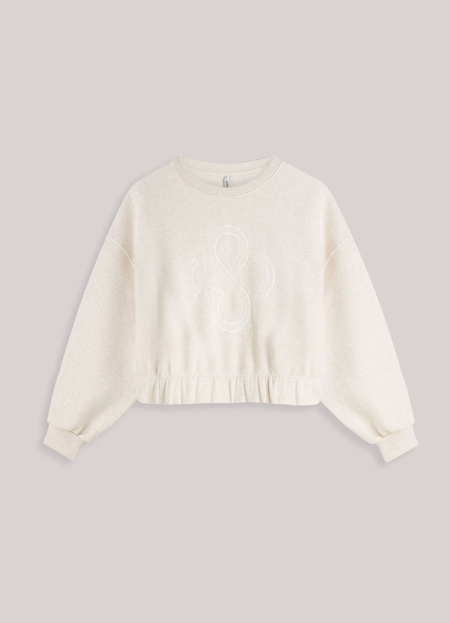 Cropped boxy sweater