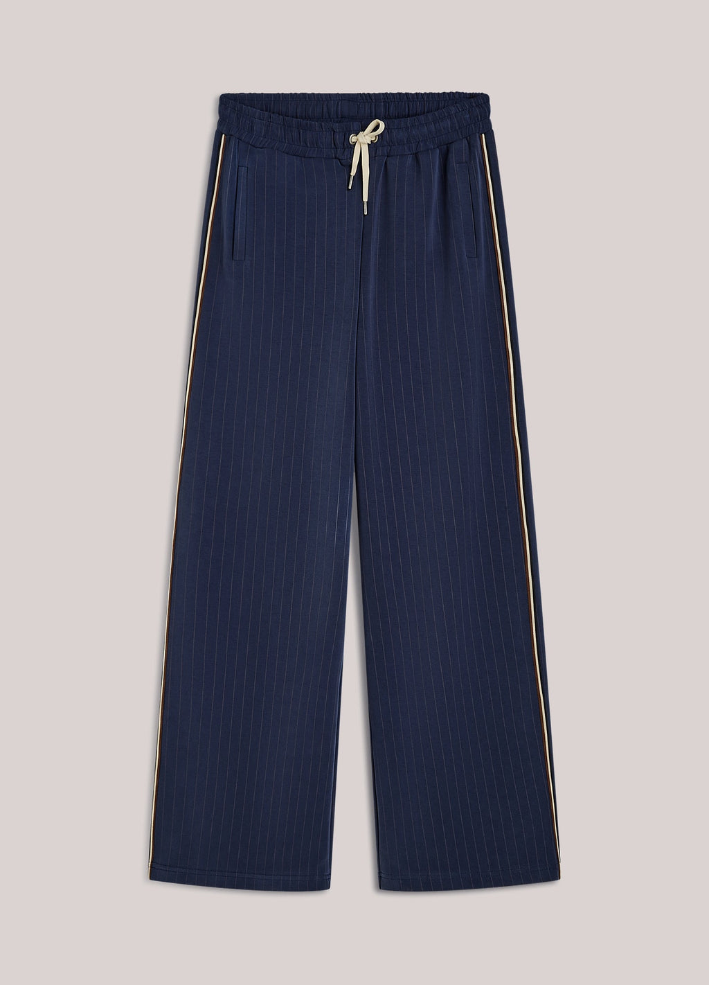 Pinstripe scuba broek