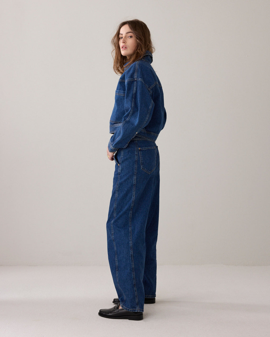 Barrelfit jeans indigo
