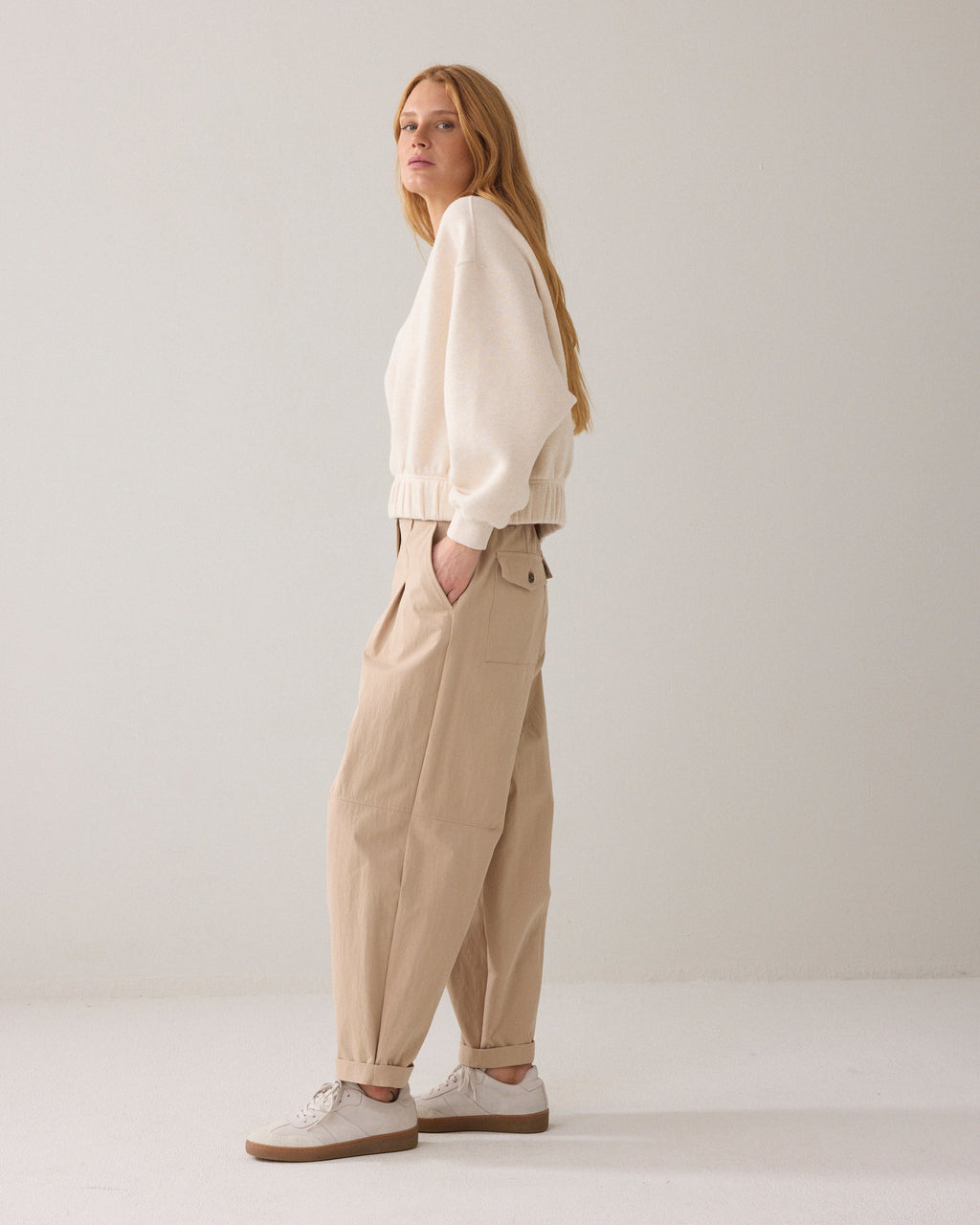 Cocoonfit-broek katoenblend