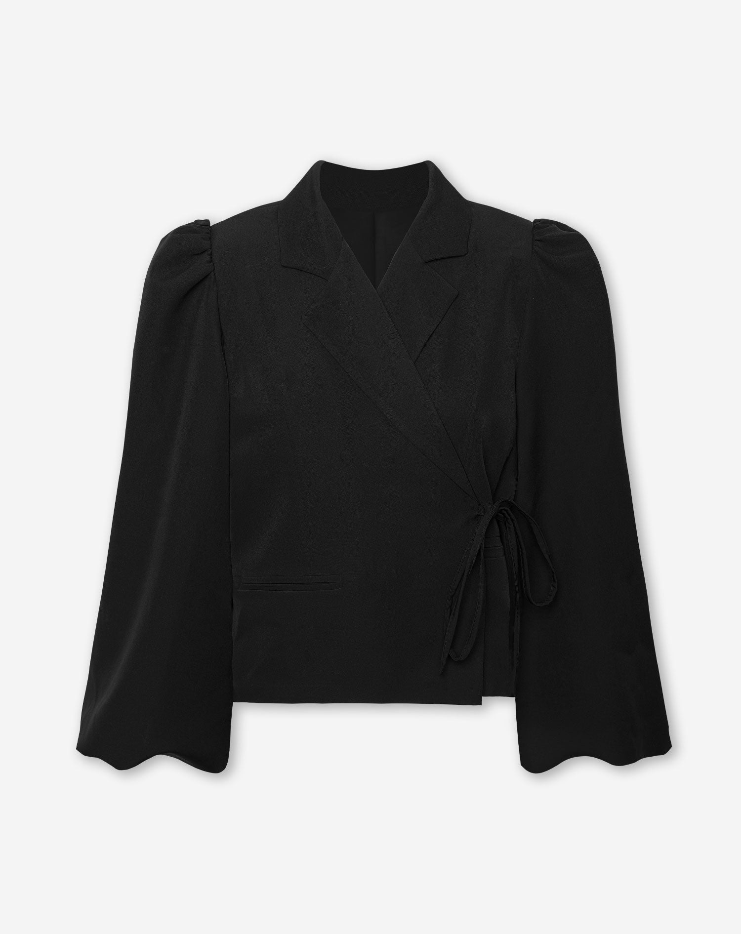 WRAP BLAZER ZWART