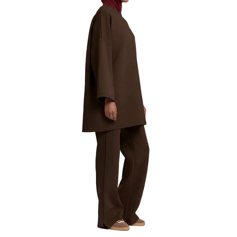 Comfy Broek Bruin