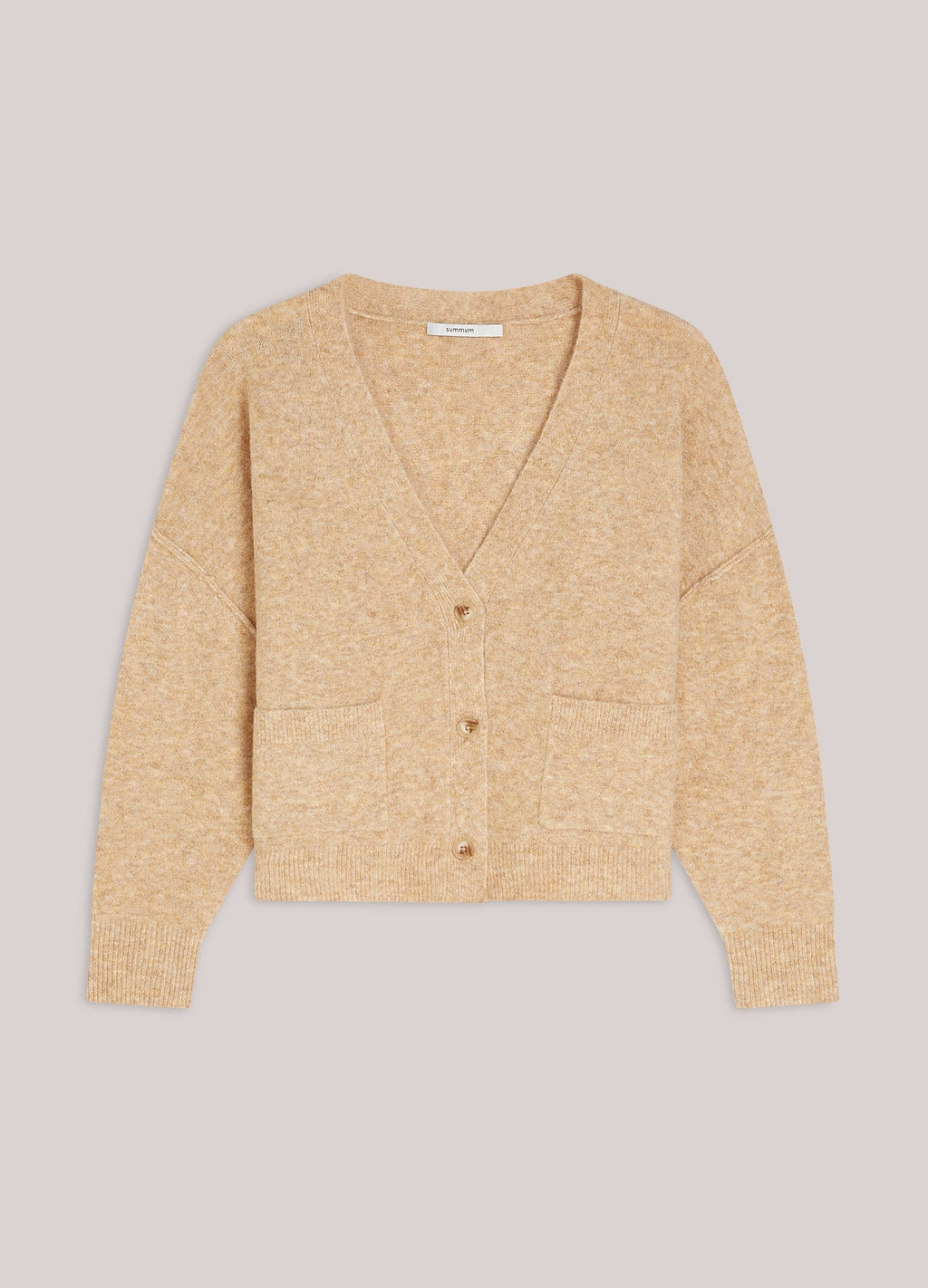 Boxy vest wolblend