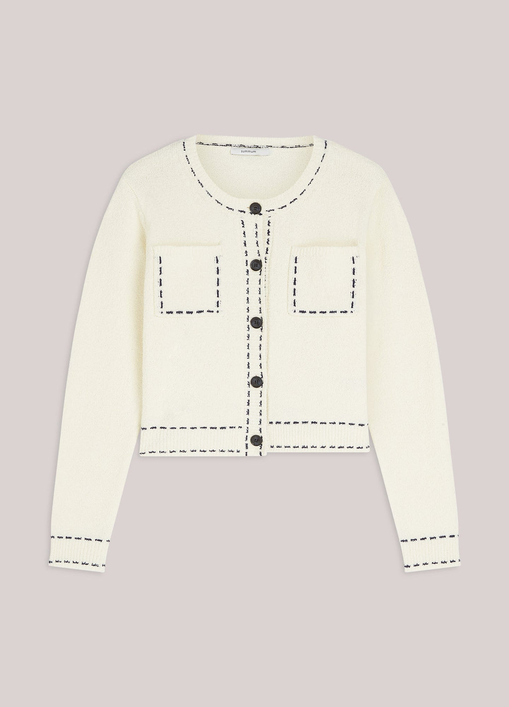Kort vest katoenblend