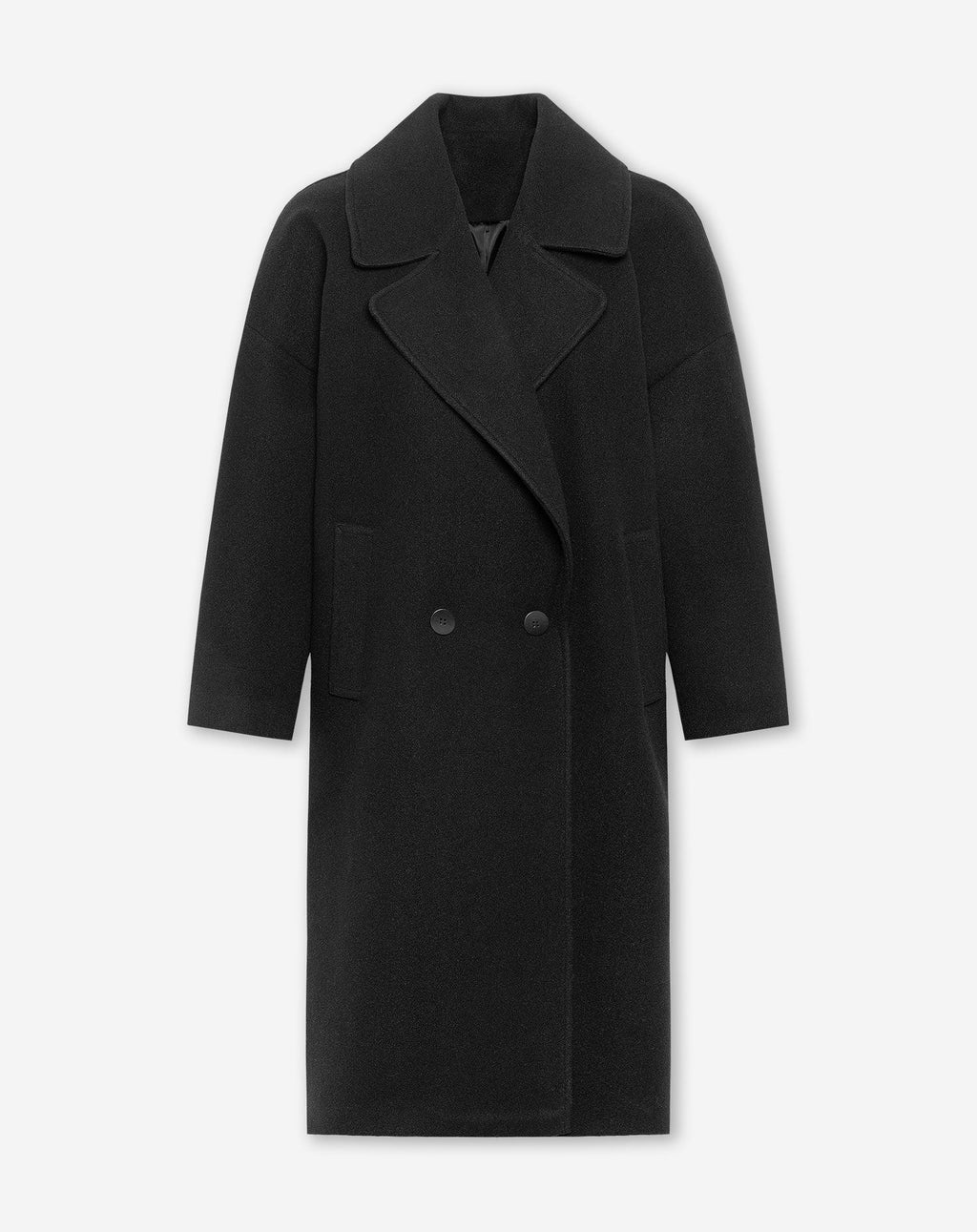 LONG COAT ZWART
