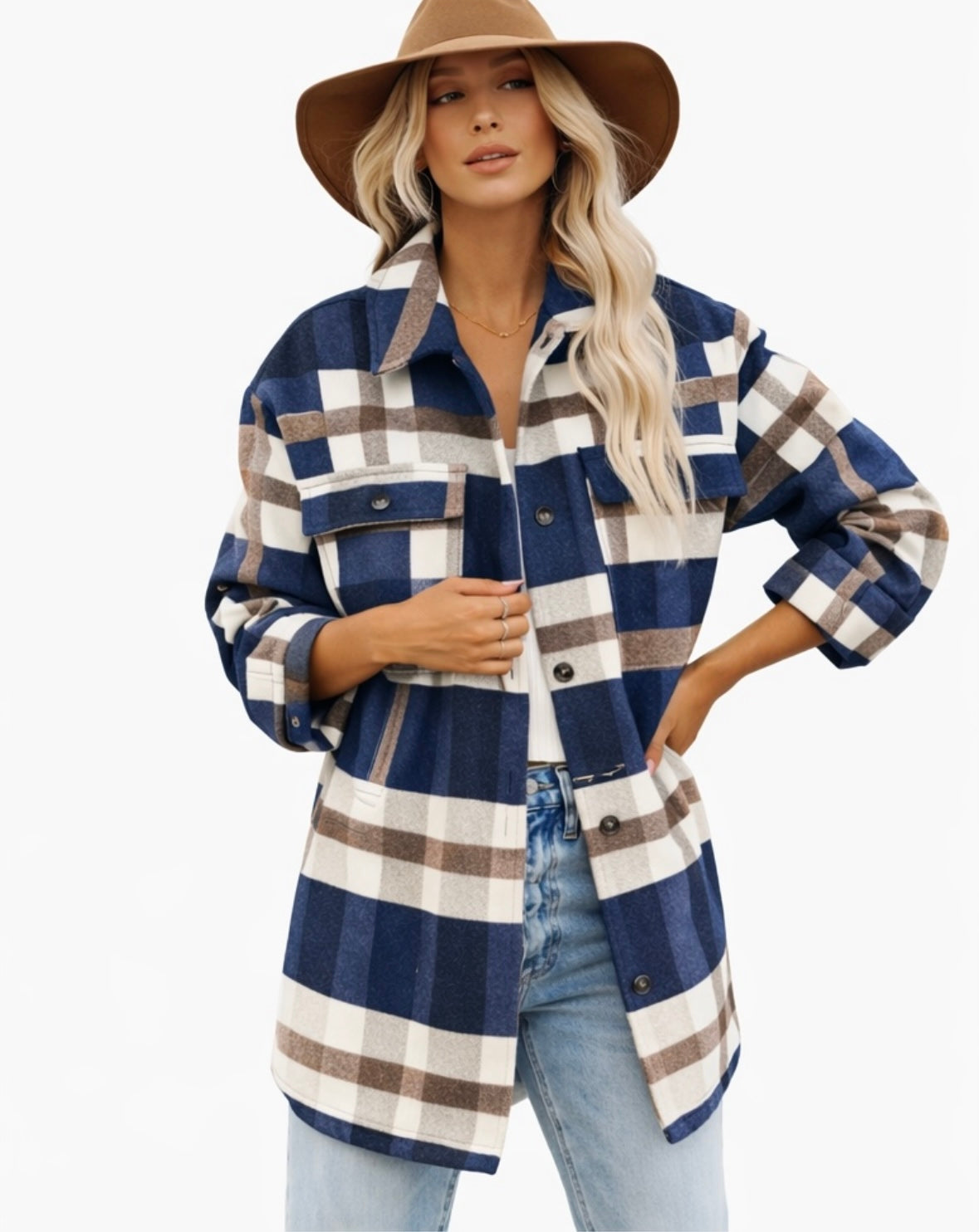 Flanellen Blouse