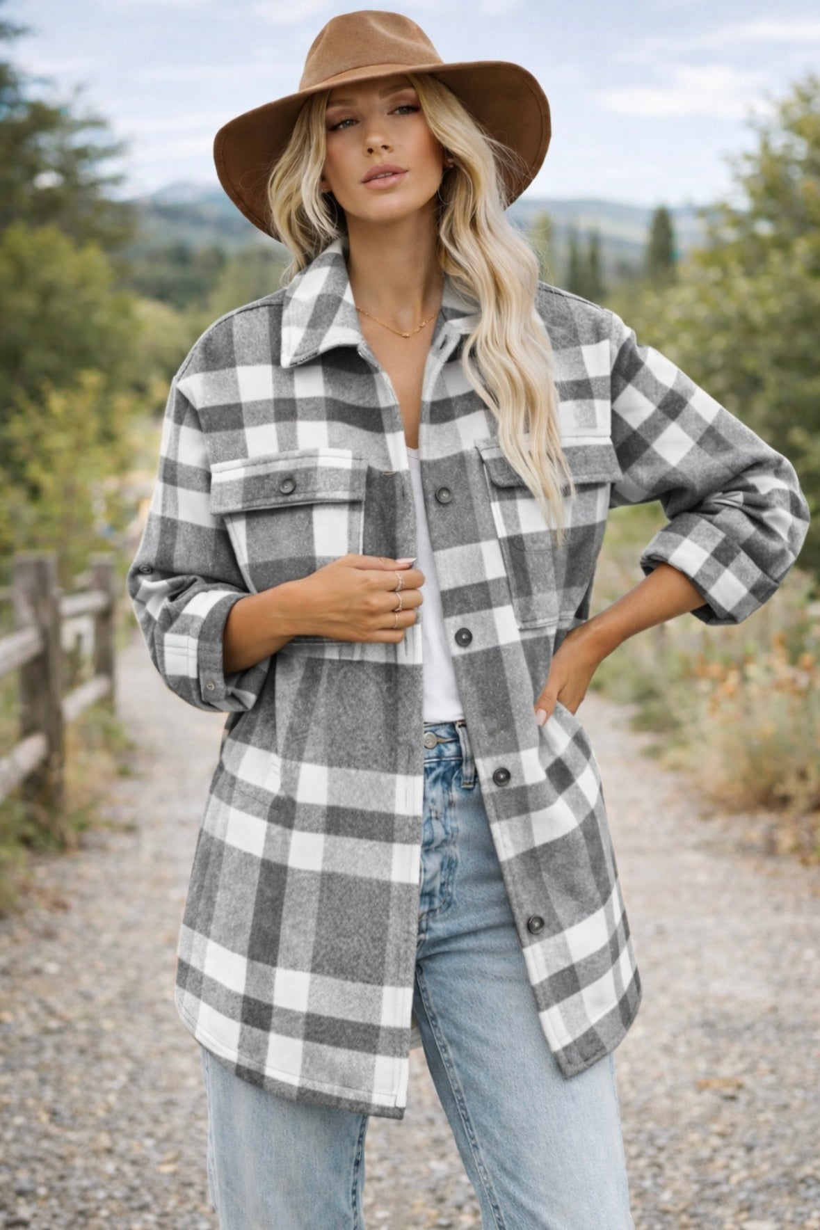 Flanellen Blouse