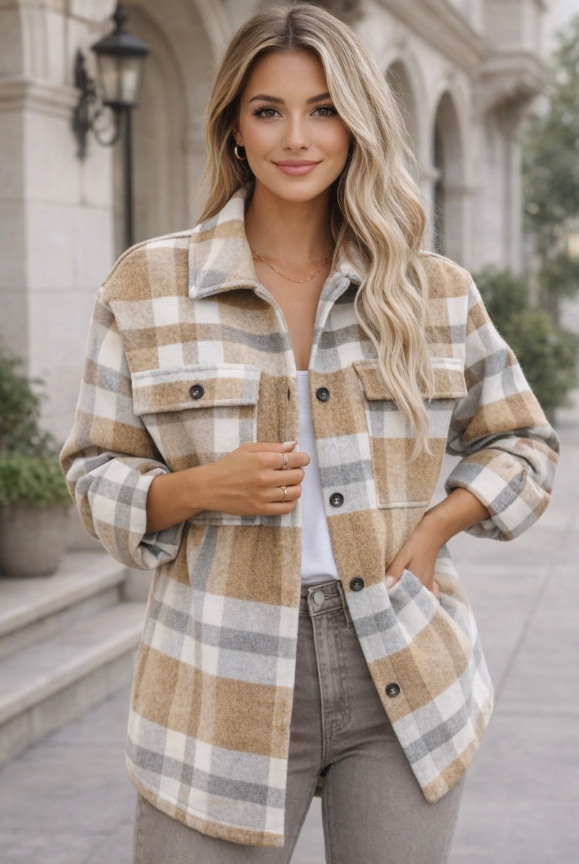 Flanellen Blouse