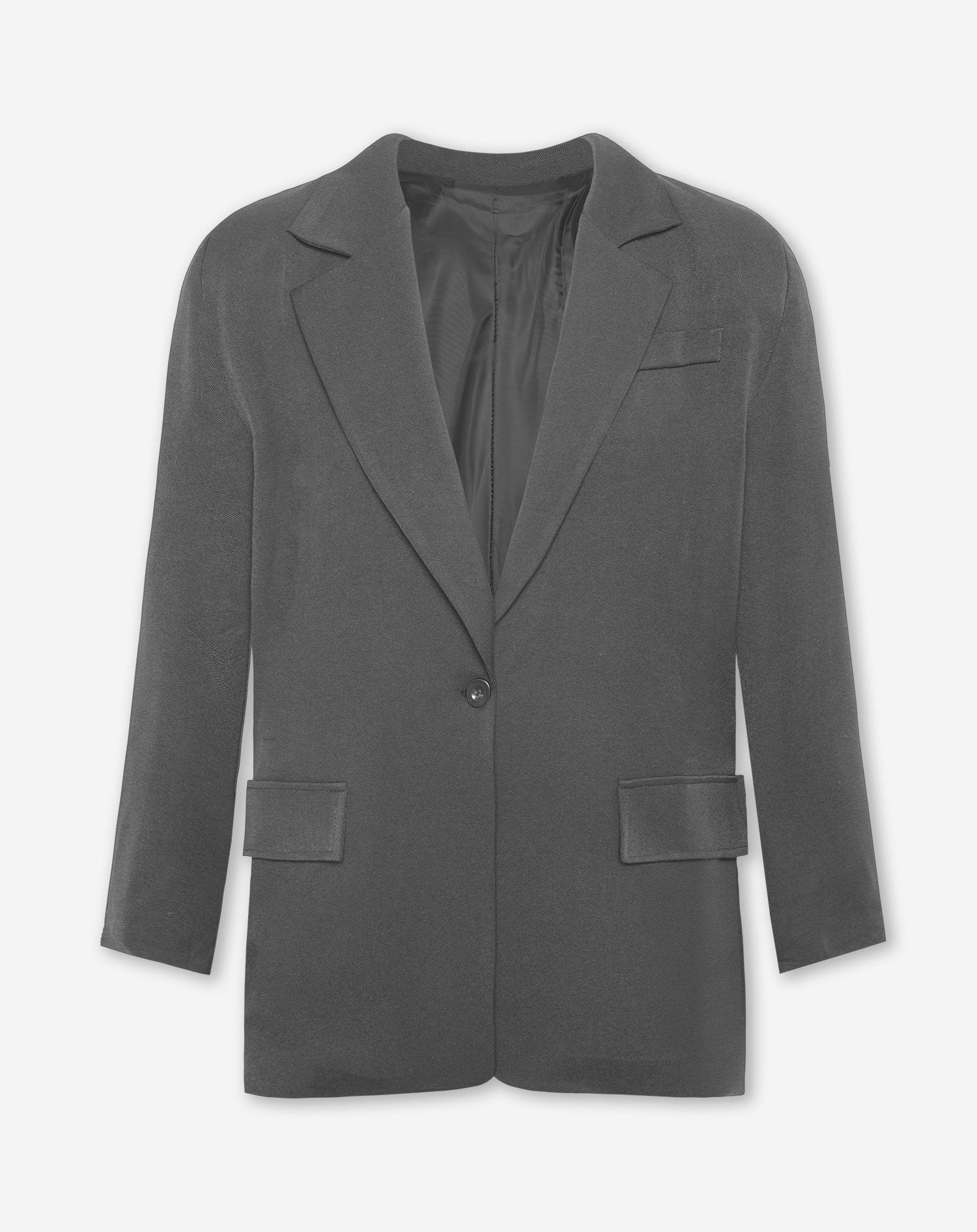 1 KNOOP OVERSIZED BLAZER GRIJS