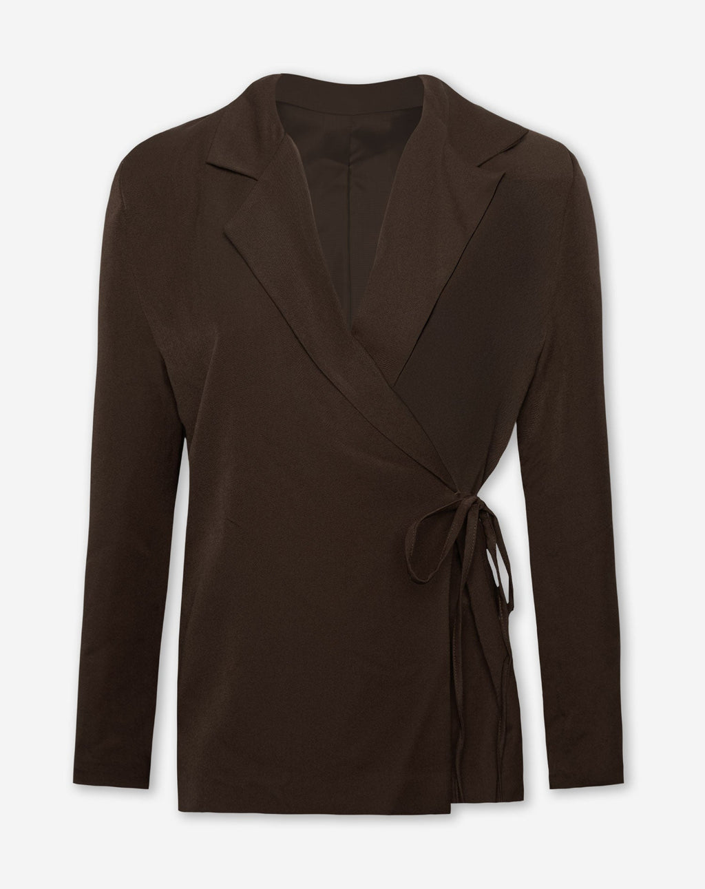 WRAP UP BLAZER DONKERBRUIN