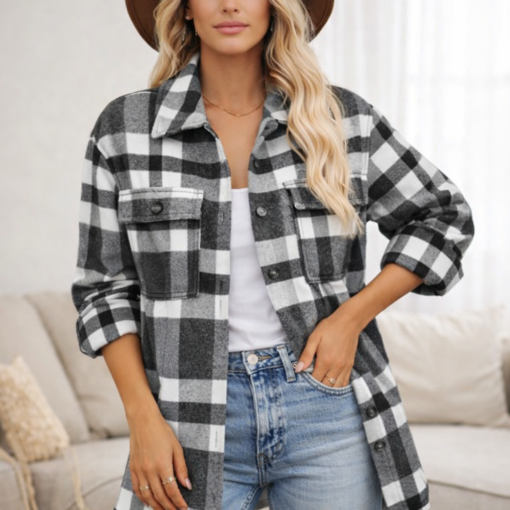 Flanellen Blouse