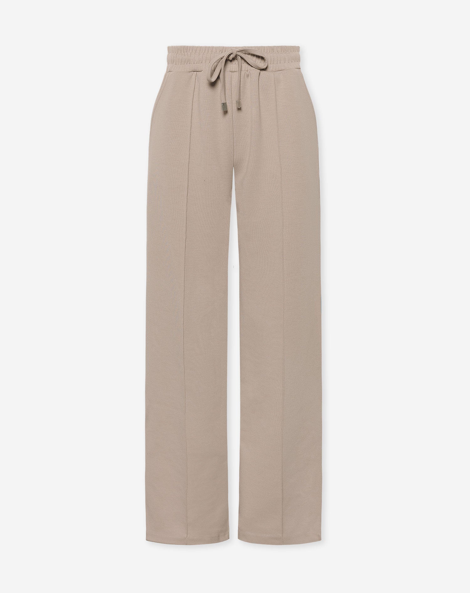 SCUBA PINTUCK PANTS BEIGE