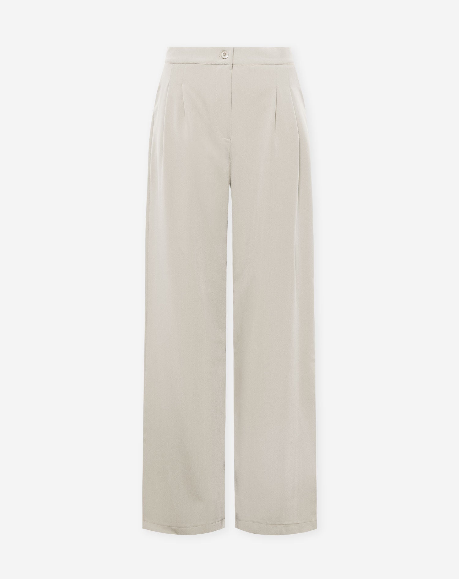 STRAIGHT LEG PANTALON LICHTBEIGE