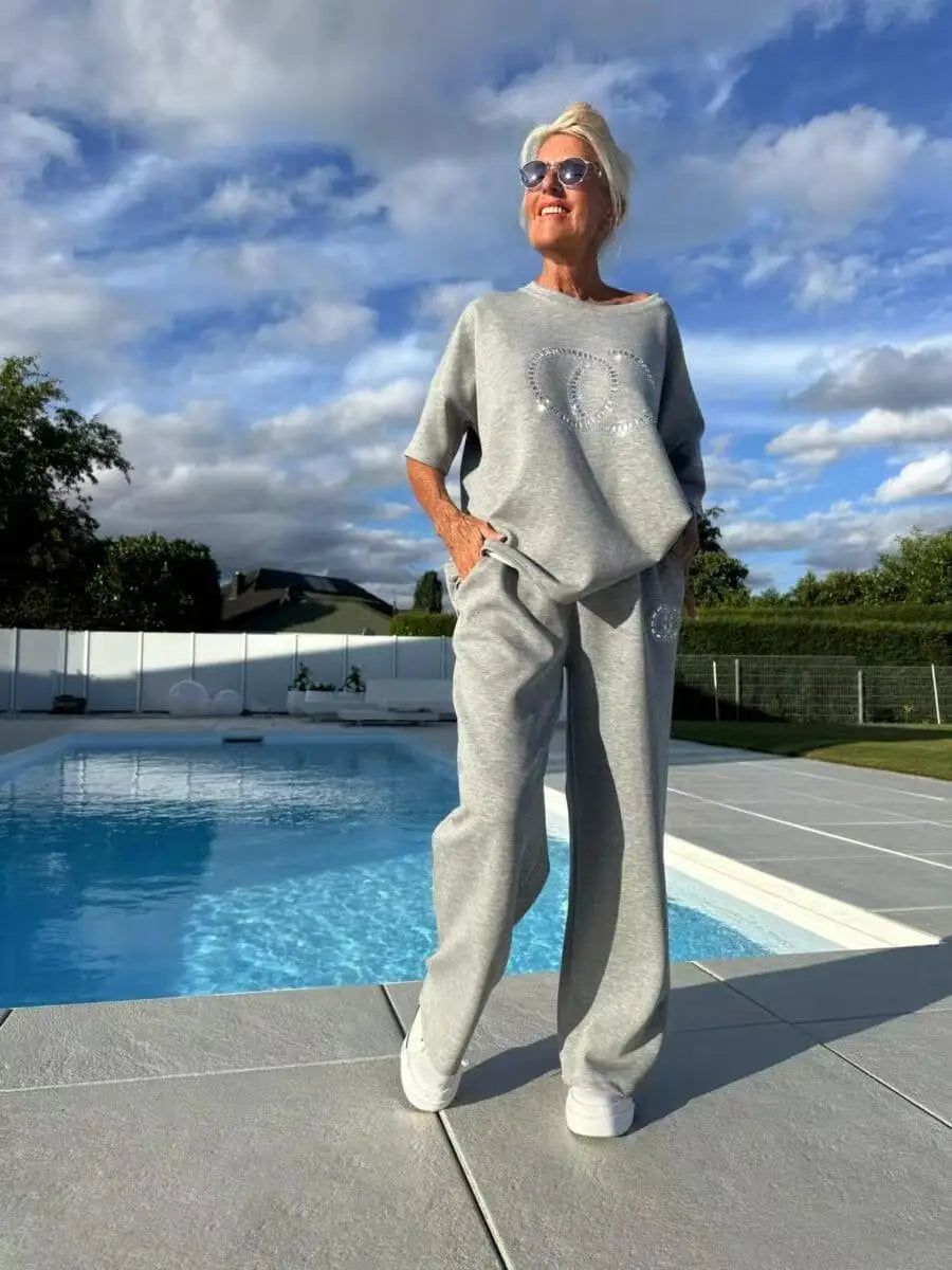 Casual Tweedelige Dames Set – Comfort & Stijl