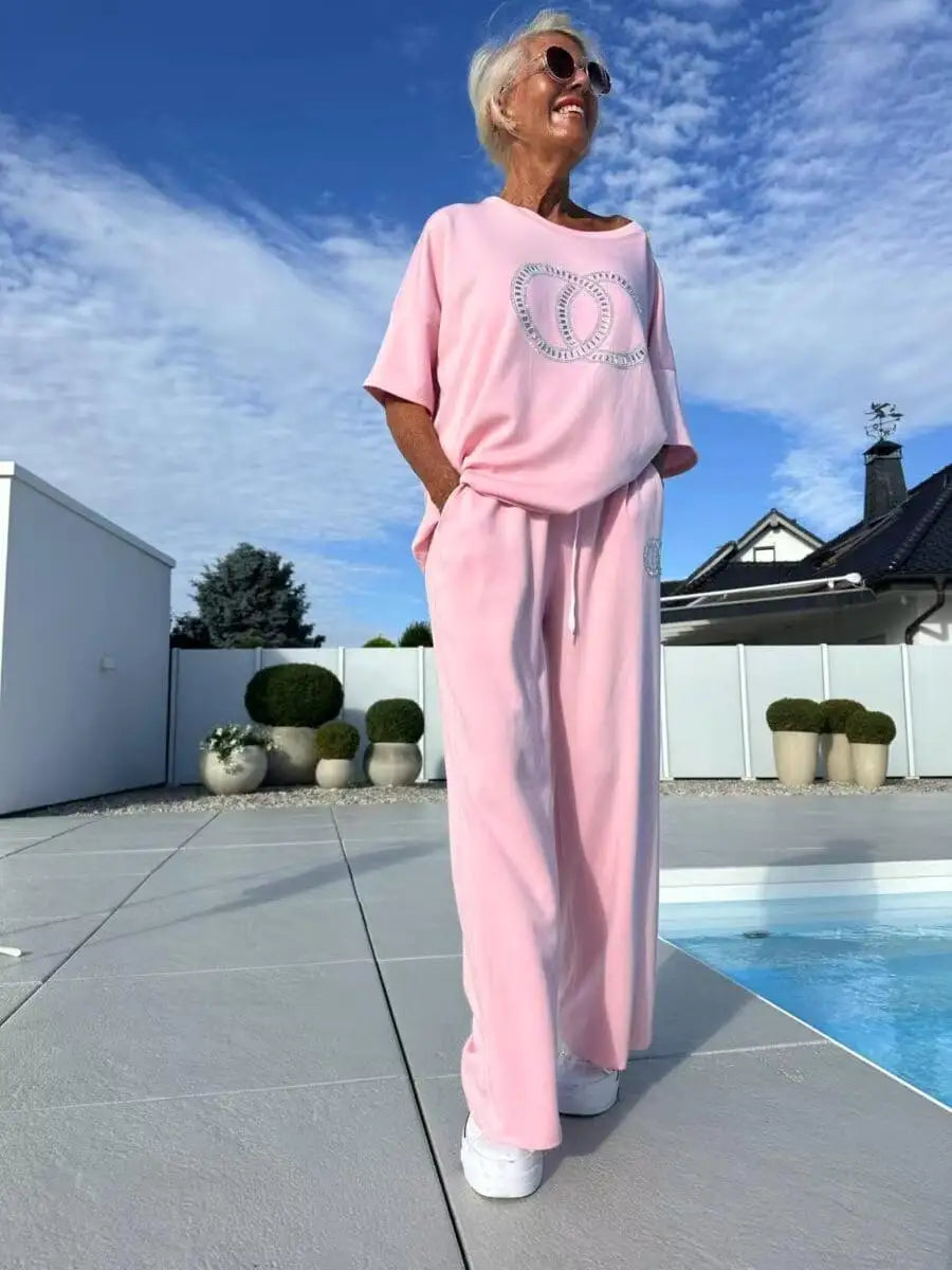 Casual Tweedelige Dames Set – Comfort & Stijl