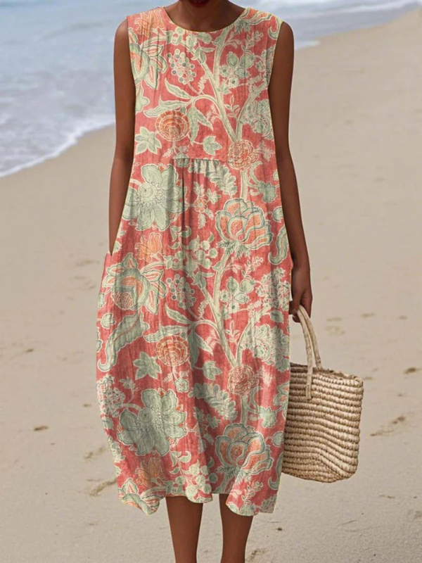 Beth | Luchtige en mouwloze zomerjurk